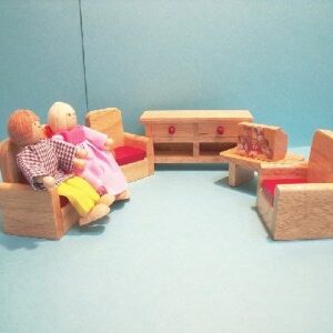 Young collectors living room set, childrens dolls house furniture sets