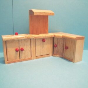 Young collectors kitchen set, childrens dolls house furniture sets