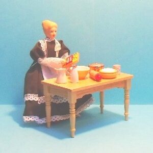 Dolls house kitchen table
