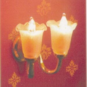 DOLLS HOUSE TULIP WALL LIGHT TWIN
