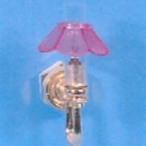 DOLLS HOUSE FANCY PINK WALL LIGHT