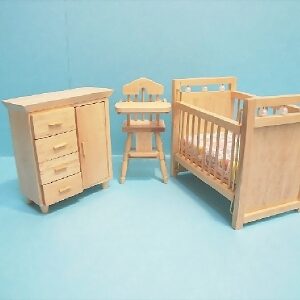 DOLLS HOUSE NURSERY SET [New]