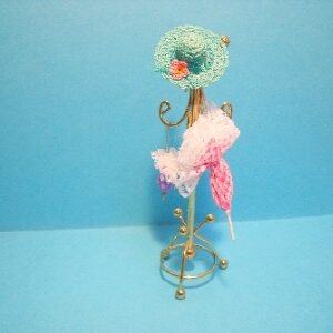 Dolls house hat/coat stand