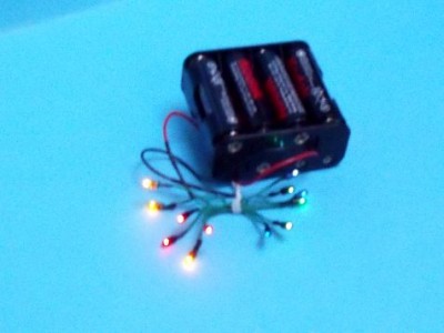 Christmas Tree lights with battery box (new)