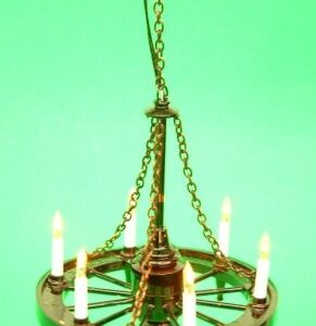 Dolls house chandelier, Tudor