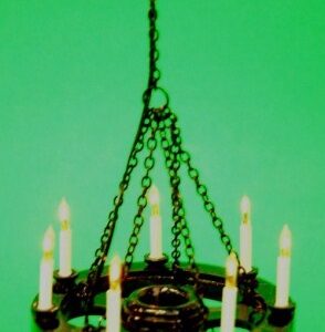 Dolls house Tudor cartwheel